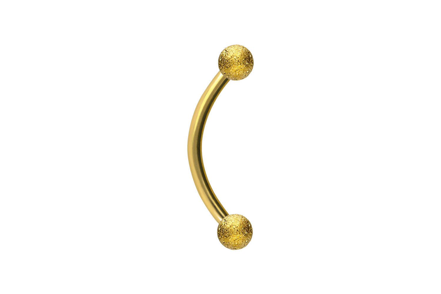 Chirurgenstahl Piercing Banane DIAMANTOPTIK
